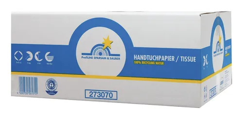 WEPA Papierhandtuch - 4.000 Blätter, Tissue Profiline Comfort, besonders saugfähig und hygienisch für den täglichen Gebrauch