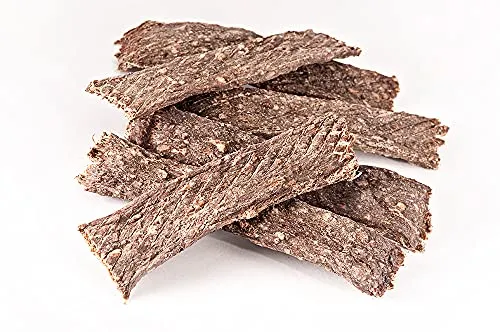 mascota vital - Trockenfleisch für Hunde – 100% natürlich & schonend getrocknet – Ohne Zusatzstoffe – Leicht verdaulich – Weicher Kausnack für Welpen, Senioren & Sensible Hunde (Pferd, 100g)