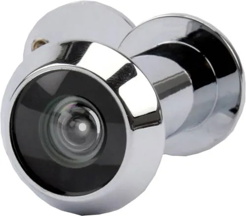 Olympia S 10 Türspion - Sicherheit für Ihre Eingangstüren - Der Olympia S 10 Türspion bietet einen 180° Blickwinkel für optimale Sicht. Ideal für Türstärken von 35-60 mm. Robustes Messingdesign mit satinverchromter Oberfläche – einfach zu installieren und langlebig.