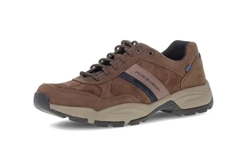 Pius Gabor Herren Schnürschuhe - Braunes Nubukleder, Gr. 91/2 - Sneaker aus hochwertigem Nubukleder mit weichem Innenfutter und herausnehmbarer Innensohle für individuellen Tragekomfort. Ideal für den täglichen Gebrauch und breite Füße (Weite G).