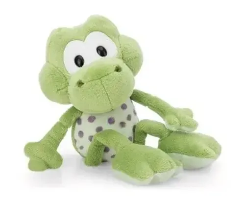 NICI 62271 - Frosch Fridolin Frog, Plüsch, 35 cm - Kuscheltiere: Flauschiger Kuschelfrosch aus recyceltem NICI Plüsch, ideal zum Spielen und Knuddeln für Froschfans jeden Alters.