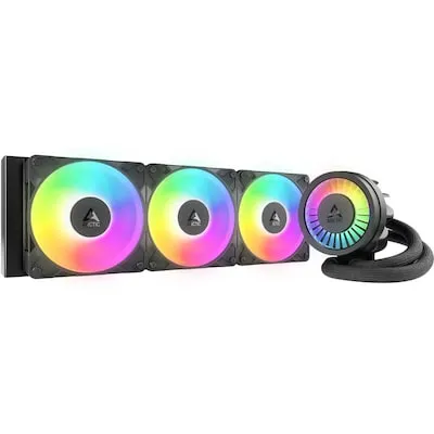 ARCTIC Liquid Freezer III Pro 360 A-RGB - Hochleistungs-Wasserkühlung für PC - Wasserkühlung mit optimierter Anpressdruckverteilung für längere CPU-Lebensdauer und integrierten VRM-Lüfter zur Temperaturreduzierung. Ideal für Gaming und leistungsstarke Systeme.