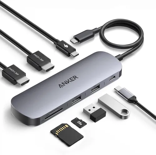 Anker Nano USB-C Hub (8-in-1, A210B0A1) von Anker