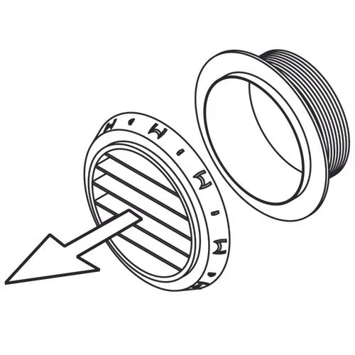 Webasto Ausstroemer D90 90 Grad, schwarz, Btl. 1320932A von Webasto Roof & Components SE