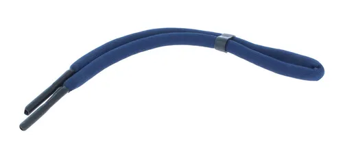 schwimmfähiges Brillenband mit Tube-Endstück in blau Brillenkordel Sportband