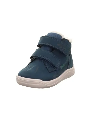 Superfit Whaley Sneaker blau/grün (8000) 28 - Hochwertiger knöchelhoher Sneaker für Kinder mit wasserdichter GORE-TEX Membran, kuscheligem Warmfutter und herausnehmbarer Einlegesohle für optimalen Tragekomfort.