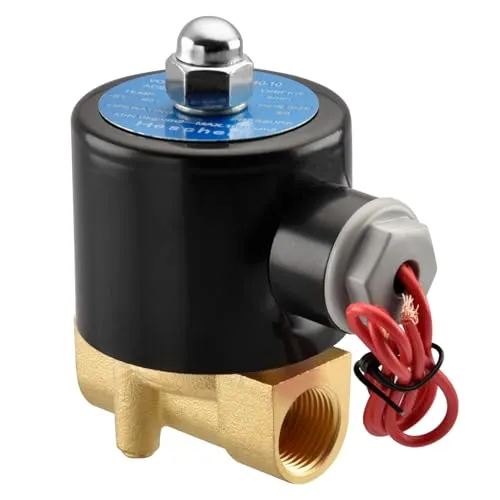 Heschen Messing Elektrisches Magnetventil, 2W-040-10, PT3/8'', AC220V, Direct Action Wasser Air, Normalerweise geschlossen Ersatz-Ventil