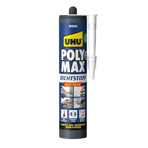 UHU POLY MAX Dichtstoff weiß, Kartusche 280ml