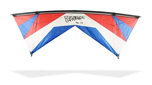 Revolution Kites Reflex Lenkdrachen Experience EXP R/W/B, Blue/White/Red