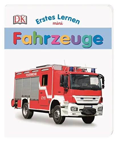 Erstes Lernen mini. Fahrzeuge: Bildwörterbuch mit Glitzerfolie ab 1 Jahr