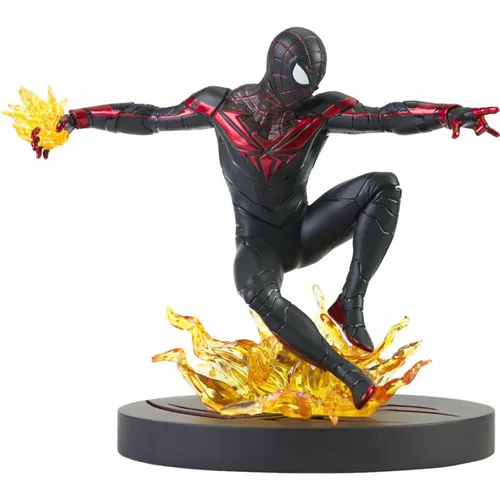 Spider-Man: Miles Morales PVC Statue - Marvel Gamerverse 18 cm - Actionfigur von Miles Morales aus dem Hit-Videospiel, ca. 18 cm groß, in hochwertiger PVC-Qualität und ideal für Sammler.