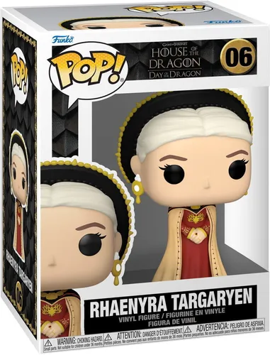 Game of Thrones House of the Dragon Rhaenyra Targaryen #0006 - Funko - Action-Figur aus Vinyl, 10 cm hoch, original lizenziert und perfekt für Fans von Game of Thrones und Sammlerstücke.