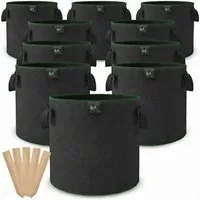 TTL GARDEN Pflanzsack 12L 10er Set in schwarz von TTL GARDEN