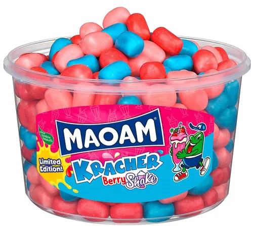 Haribo Maoam Kracher Berry Shake - Brause Fruchtkracher Kaubonbon - 265 Stück