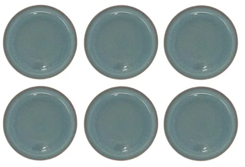Villeroy & Boch Suppenteller Crafted Breeze - Set aus 6 stilvollen Suppentellern aus hochwertigem Porzellan, spülmaschinen- und mikrowellengeeignet. Die handwerkliche Optik und besondere Glasur verleihen jedem Teller eine individuelle Note.