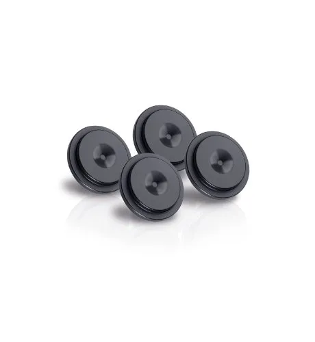 Oehlbach Washer 20 Set - Hochwertige Unterlegscheibe für Spikes - Lautsprecher & Subwoofer - universell einsetzbar, Vollmetall - 4 Stück - schwarz