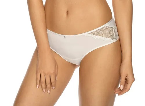Viania Brasilslip 204260 (1-St., 1) Leni sexy Brasil Slip Brasiliano mit Spitze in Champagner