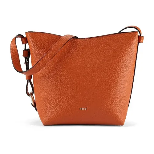 abro Cosmo Schultertasche 21 cm in Orange - Elegante Cosmo Schultertasche von abro mit praktischer herausnehmbarer Innentasche. Das ungefütterte Material sorgt für eine natürliche Haptik, während der mittellange Riemen vielseitige Tragemöglichkeiten bietet. Ideal für Arbeit und Freizeit!