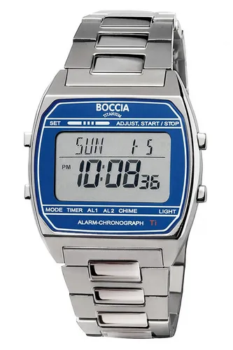 Boccia Titan Herrenuhr Digital 3738-06 von Boccia Titanium