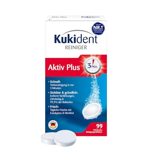 Kukident Aktiv Plus Reinigungstabletten von Kukident