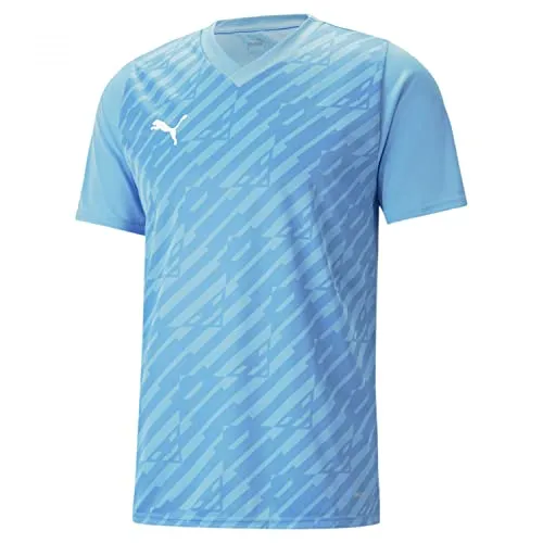 Puma teamULTIMATE Jersey Shirt Kinder - Trikots für Kinder, modernes Design in Team Light Blue, atmungsaktiv und schnelltrocknend mit feuchtigkeitsableitender DryCELL-Technologie für optimalen Tragekomfort.