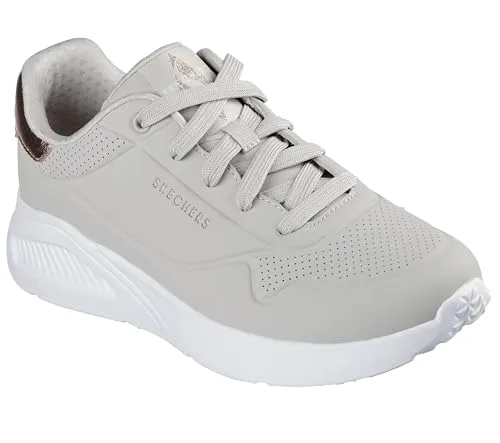 Skechers Uno Lite Sneaker Beige – Bequem und stylisch - Sneaker für Damen in Beige, mit innovativer Air-Cooled Memory Foam Innensohle für höchsten Tragekomfort und mühelosen Streetstyle. Ideal für aktive Frauen, die Komfort und Stil schätzen.