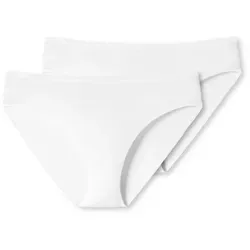 Schiesser Tai-Slip 95/5 (2er Pack) mit flachen Nähten weiß 36