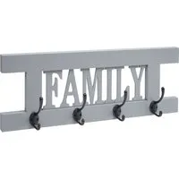 MCW Wandgarderobe C60 Family Shabby-Look Grau-Blau in grau von MCW