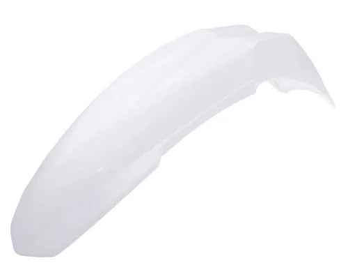 Kotflügel vorn weiß universal für Enduro, Supermoto