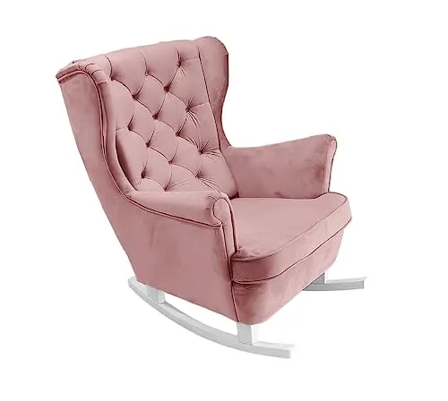 DomoHome Relaxsessel Pink - Armlehnen Fernsehsessel - Fernseh- & Relaxsessel mit hochwertigem Magic Velvet Stoff für ultimativen Komfort und stilvolles Design. Belastbarkeit bis 160 kg, ideal für entspannte Stunden im Wohnzimmer.