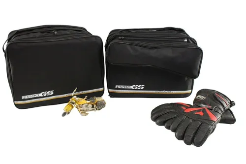 Koffer Innentaschen mit Außentasche passend für BMW R1200GS mit Vario Koffer NEU