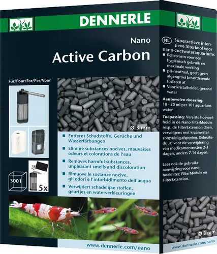 Dennerle Nano Active Carbon - superaktive Intensiv-Filterkohle für Nano Süßwasseraquarien