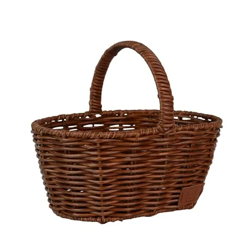 UNUS Kinder-Einkaufskorb Weidenkorb für den Kaufladen Picknickkorb Osterkorb braun