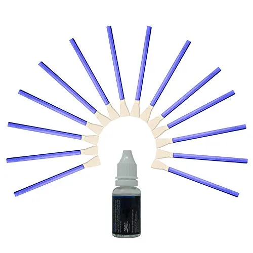 UES MFT Sensorreinigungsset mit 12-mm-Swabs und Flüssigreiniger