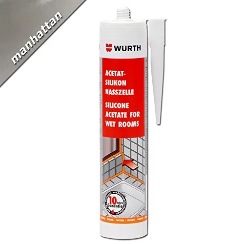 Würth Acetat - Silikon Nasszelle Manhattan 310 ml Kartusche