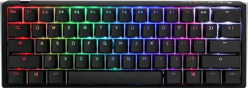 Ducky One 3 Mini - RGB Gaming Tastatur mit CHERRY MX Red Schaltern - Gaming Tastaturen mit RGB-Hintergrundbeleuchtung, kompakt und ideal für Gamer, die eine schnelle Reaktion und präzise Eingaben wünschen.