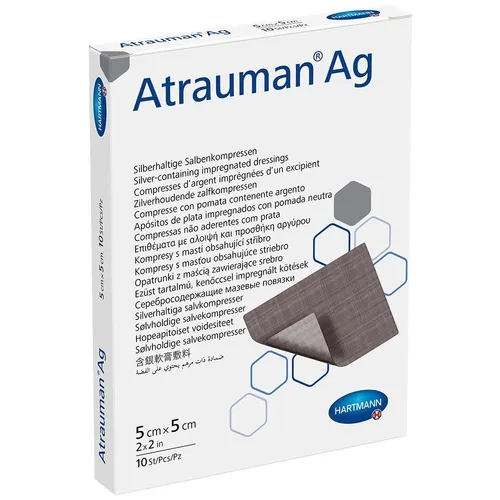 Produktbild Atrauman Ag 5x5 cm sterile Kompressen, 10 St