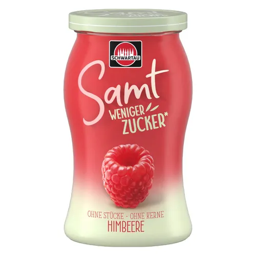 GOURVITA DE Schwartau Samt Weniger Zucker Himbeere, 255g 13040