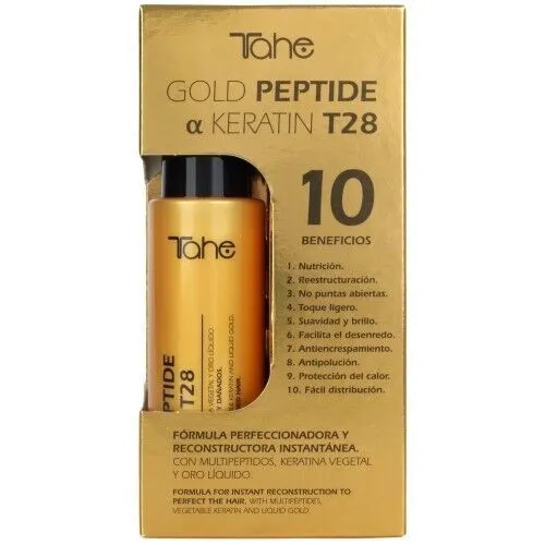 Tahe Serum T28 Gold Peptide α Keratin 100 ml - 10 Vorteile