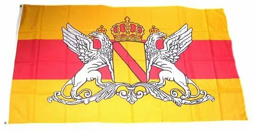 Flagge / Fahne Großherzogtum Baden Wappen Hissflagge 90 x 150 cm