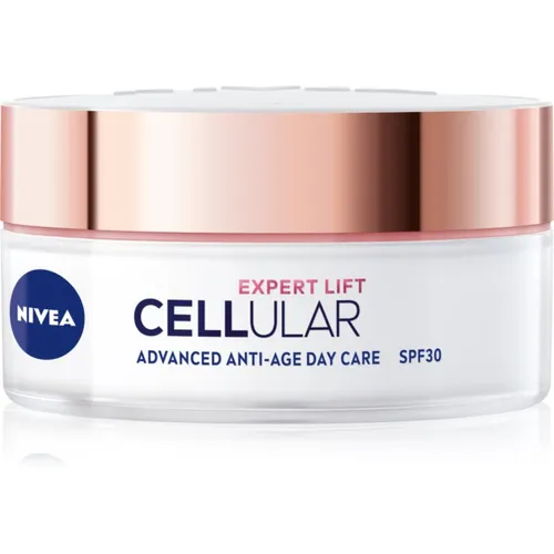 NIVEA Hyaluron Cell Filler + Elasticity Transformation Day Cream 50ml - Anti-Aging-Creme mit Hyaluronsäure und SPF 30, bekämpft Falten und verbessert die Hautelastizität für ein jugendlicheres Aussehen.