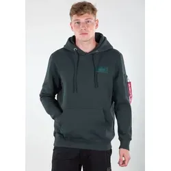Alpha Industries BACK PRINT HOODY grün S von Alpha Industries