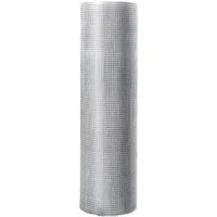 COSTWAY 7x7mm Volierendraht – Rostbeständiger Drahtzaun für Garten und Tiere - Gartenzäune – Hochwertiger, verzinkter Stahldraht mit 7 mm Maschen zur sicheren Abdeckung von Tierkäfigen und Schutz vor wilden Tieren.