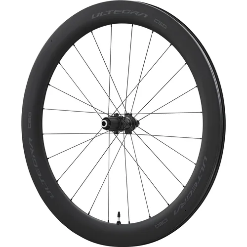 Hinterrad Shimano Ultegra WH-R8170-C60-TL-R Schlauchlos - Hochwertiges Hinterrad für Scheibenbremsen, optimiert für aerodynamische Leistung und Stabilität beim Fahren. Ideal für anspruchsvolle Radfahrer.