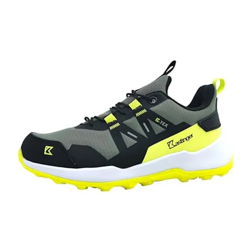 Kastinger Herren FOISKAR Low KTX Wanderschuh, Olive/Limetta, 40 EU - Wasserdichter Wanderschuh mit K-TEX Membran und Speedlace-System für sicheren Halt, ideal für jedes Wetter und Outdoor-Abenteuer.