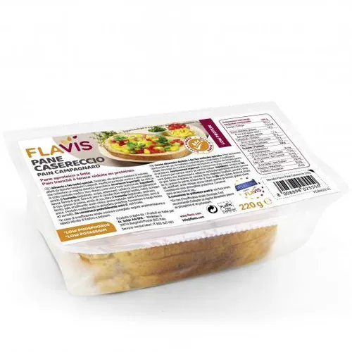Flavis Pane Casereccio Pane Aproteico A Fette 220g von DR.SCHAR SpA