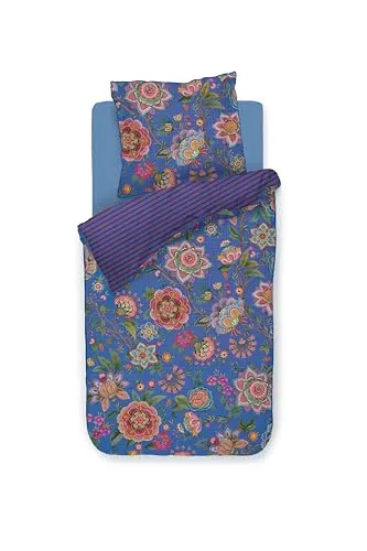 PiP Studio Bettwäsche Bombay Bold 135x200cm blau in blau von Pip Studio