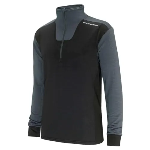 Langarmtrikot Männer P-Math Farbe Black, Größe M