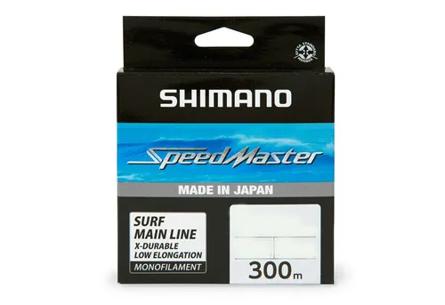 Shimano Angelschnur, 300 m Länge, Shimano Speedmaster Surf Mono 300m 0,30mm/7,95kg monofile Angelschnur