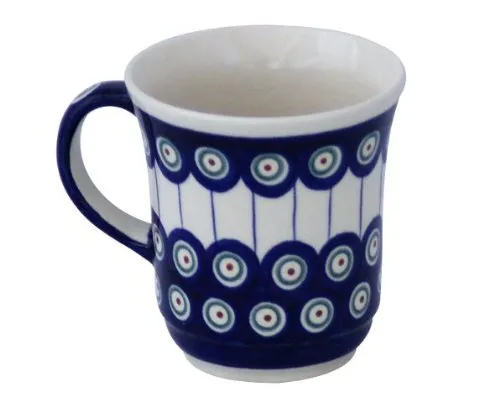 Original Bunzlauer Keramik Becher V=0,30 Liter im Dekor 8